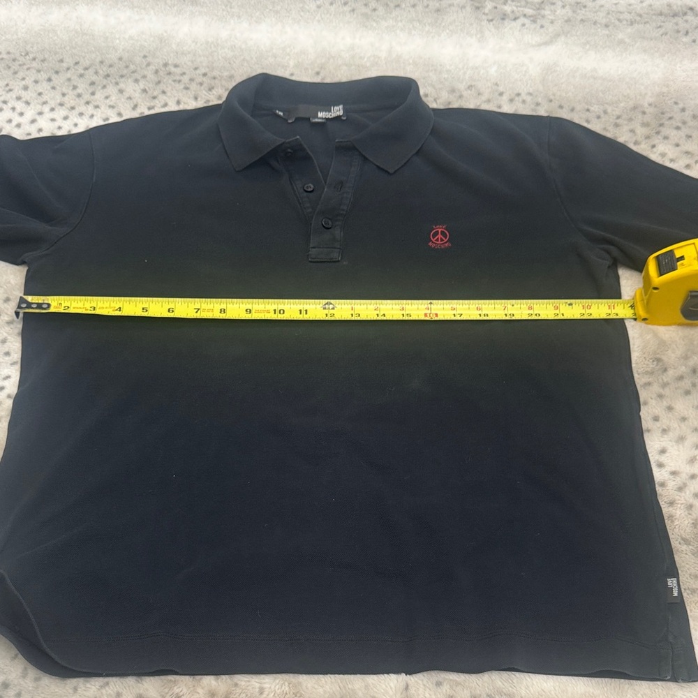 Love Moschino Black Polo with Red Logo - Picture 8 of 13